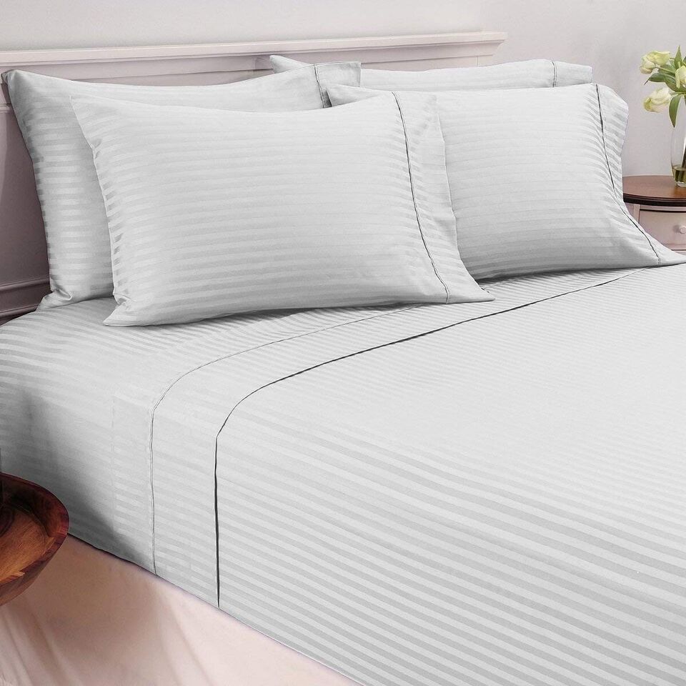 Hotel New York 6-Piece Dobby Stripe Sheet Set