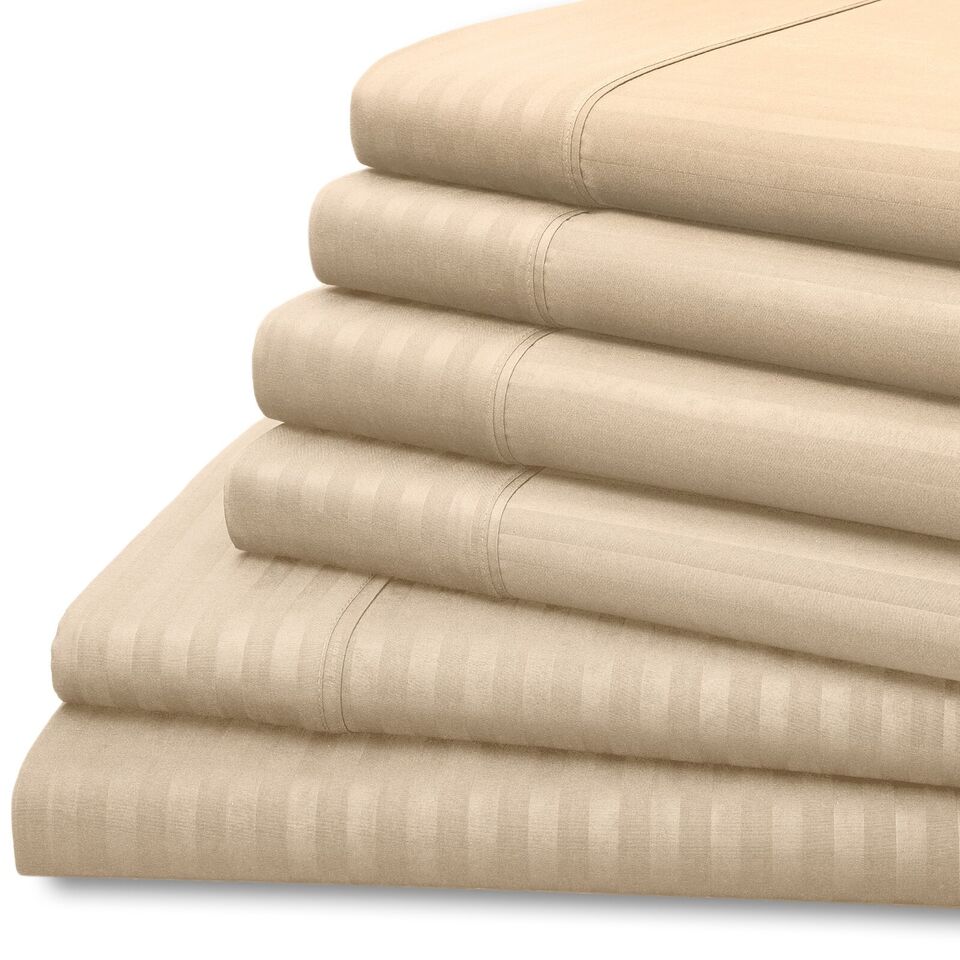 Hotel New York 6-Piece Dobby Stripe Sheet Set