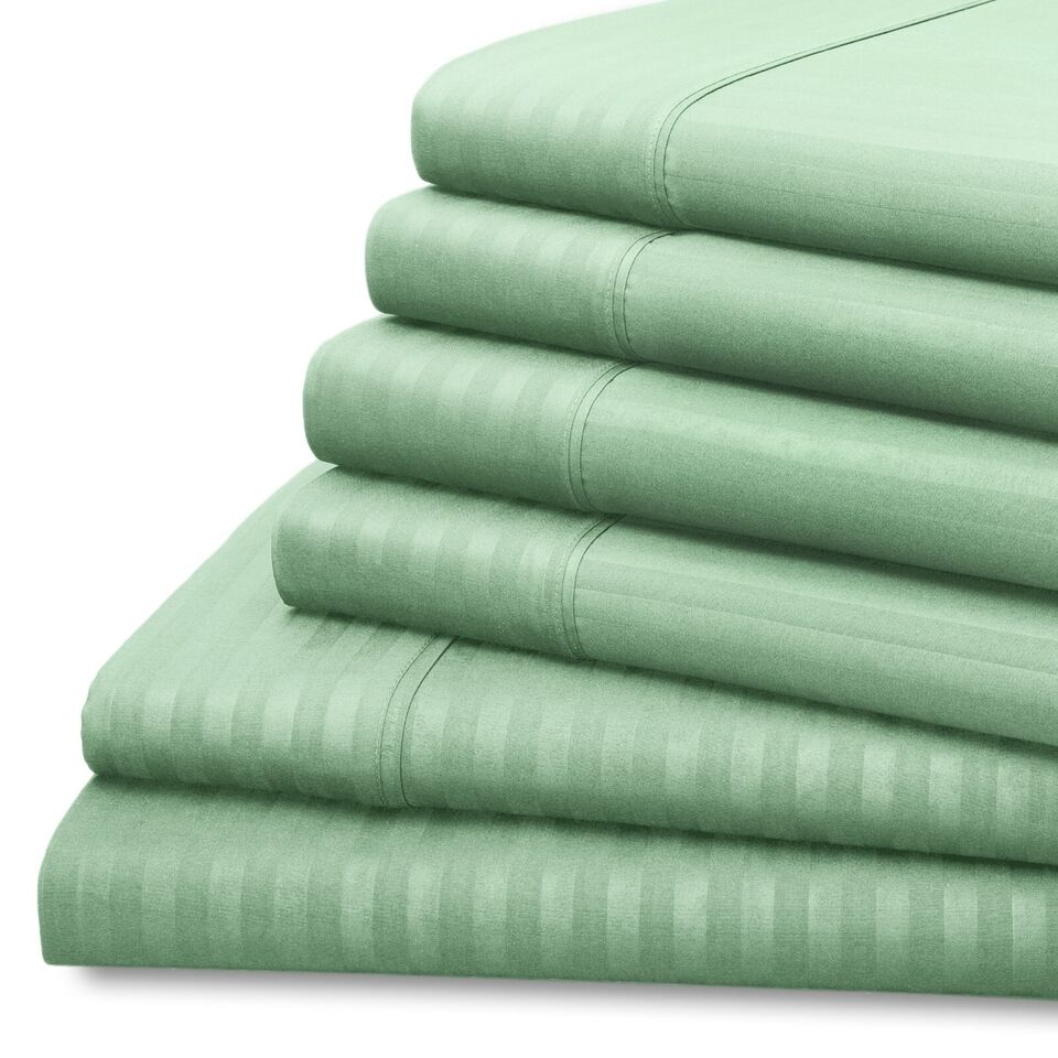 Hotel New York 6-Piece Dobby Stripe Sheet Set