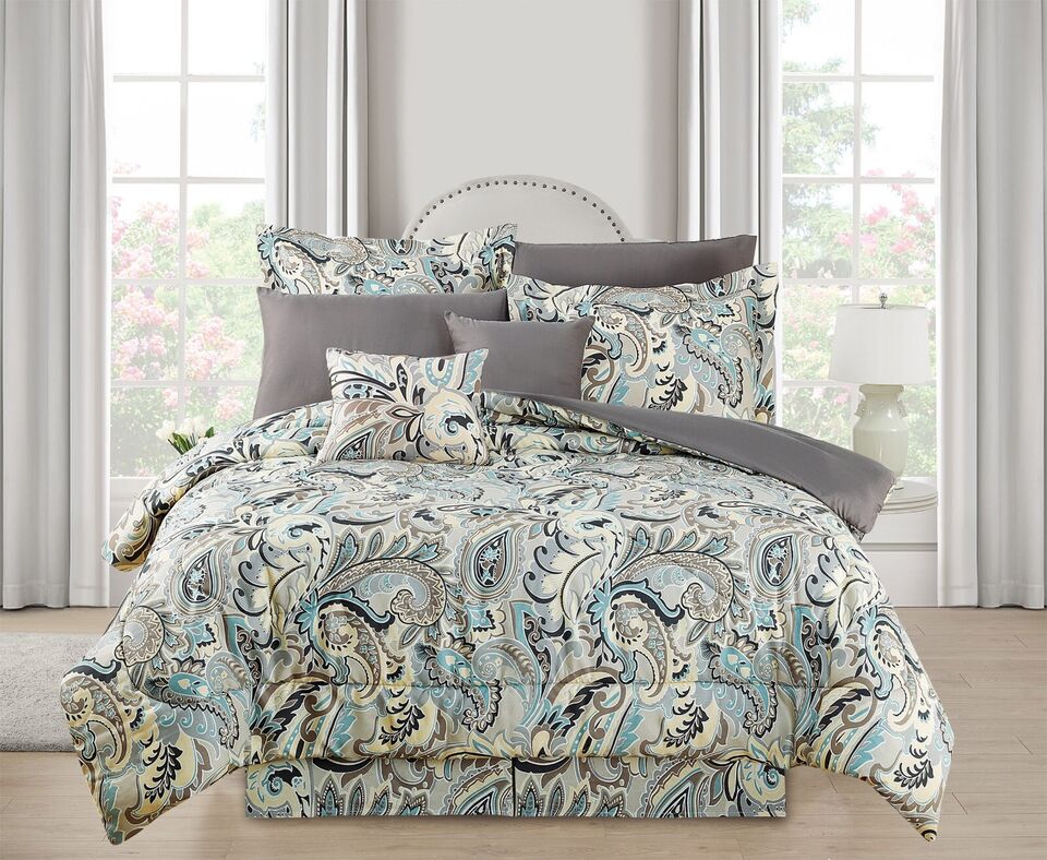 Kathy Ireland 10 Piece Bed in a Bag Comforter Set